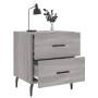 Nightstands 2 pcs Sonoma gray engineered wood 40x35x47.5 cm by vidaXL, Nightstands - Ref: Foro24-827353, Price: 73,60 €, Disc...