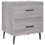 Nightstands 2 pcs Sonoma gray engineered wood 40x35x47.5 cm by vidaXL, Nightstands - Ref: Foro24-827353, Price: 73,60 €, Disc...