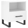 White engineered wood bedside table 40x35x47.5 cm by vidaXL, Nightstands - Ref: Foro24-827484, Price: 48,19 €, Discount: %