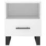 White engineered wood bedside table 40x35x47.5 cm by vidaXL, Nightstands - Ref: Foro24-827484, Price: 48,19 €, Discount: %