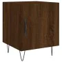 Oak brown engineered wood bedside table 40x40x50 cm by vidaXL, Nightstands - Ref: Foro24-827562, Price: 38,99 €, Discount: %