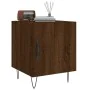 Oak brown engineered wood bedside table 40x40x50 cm by vidaXL, Nightstands - Ref: Foro24-827562, Price: 38,99 €, Discount: %