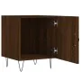 Oak brown engineered wood bedside table 40x40x50 cm by vidaXL, Nightstands - Ref: Foro24-827562, Price: 38,99 €, Discount: %