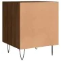 Oak brown engineered wood bedside table 40x40x50 cm by vidaXL, Nightstands - Ref: Foro24-827562, Price: 38,99 €, Discount: %