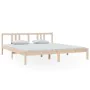 Solid wood bed frame Super King 180x200 cm by vidaXL, Beds and slatted bases - Ref: Foro24-814899, Price: 134,98 €, Discount: %