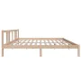 Solid wood bed frame Super King 180x200 cm by vidaXL, Beds and slatted bases - Ref: Foro24-814899, Price: 134,98 €, Discount: %