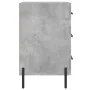 Concrete gray engineered wood bedside table 40x40x66 cm by vidaXL, Nightstands - Ref: Foro24-827672, Price: 68,38 €, Discount: %