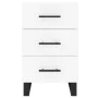 White engineered wood bedside table 40x40x66 cm by vidaXL, Nightstands - Ref: Foro24-827684, Price: 67,22 €, Discount: %