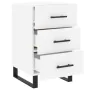 White engineered wood bedside table 40x40x66 cm by vidaXL, Nightstands - Ref: Foro24-827684, Price: 67,22 €, Discount: %