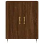 Engineered wood brown oak sideboard 69.5x34x90 cm by vidaXL, Sideboards - Ref: Foro24-827707, Price: 75,58 €, Discount: %