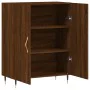 Engineered wood brown oak sideboard 69.5x34x90 cm by vidaXL, Sideboards - Ref: Foro24-827707, Price: 75,58 €, Discount: %