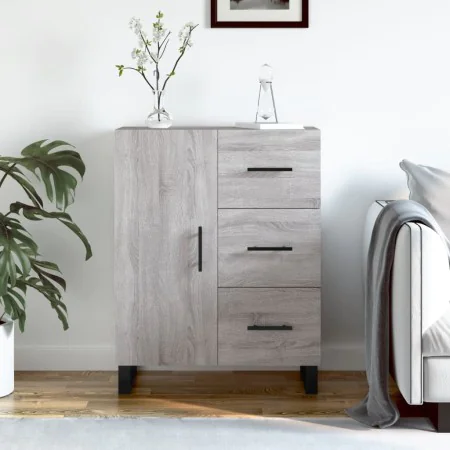 Sonoma gray engineered wood sideboard 69.5x34x90 cm by vidaXL, Sideboards - Ref: Foro24-827946, Price: 99,46 €, Discount: %