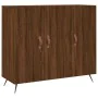 Oak brown engineered wood sideboard 90x34x80 cm by vidaXL, Sideboards - Ref: Foro24-828083, Price: 81,60 €, Discount: %