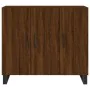 Oak brown engineered wood sideboard 90x34x80 cm by vidaXL, Sideboards - Ref: Foro24-828139, Price: 93,85 €, Discount: %