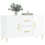 Glossy white engineered wood sideboard 100x36x60 cm by vidaXL, Sideboards - Ref: Foro24-828158, Price: 120,95 €, Discount: %