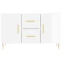 Glossy white engineered wood sideboard 100x36x60 cm by vidaXL, Sideboards - Ref: Foro24-828158, Price: 120,95 €, Discount: %