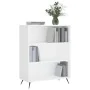 White engineered wood shelf 69.5x32.5x90 cm by vidaXL, Bookcases and shelves - Ref: Foro24-828332, Price: 55,99 €, Discount: %