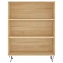 Sonoma oak engineered wood shelf 69.5x32.5x90 cm by vidaXL, Bookcases and shelves - Ref: Foro24-828359, Price: 58,19 €, Disco...