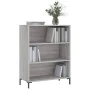 Regal aus technischem Holz in Sonoma-Grau, 69,5 x 32,5 x 90 cm von vidaXL, Bücherregale und Regale - Ref: Foro24-828370, Prei...