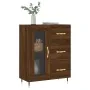 Engineered wood brown oak sideboard 69.5x34x90 cm by vidaXL, Sideboards - Ref: Foro24-828027, Price: 93,48 €, Discount: %