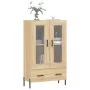 Aparador alto madera de ingeniería roble Sonoma 69,5x31x115 cm de vidaXL, Aparadores - Ref: Foro24-828311, Precio: 75,69 €, D...