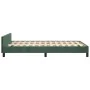 Dark green velvet bed frame with headboard 120x200 cm by vidaXL, Beds and slatted bases - Ref: Foro24-347564, Price: 124,56 €...