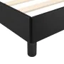 Estructura de cama con cabecero cuero sintético negro 140x190cm de vidaXL, Camas y somieres - Ref: Foro24-347495, Precio: 129...