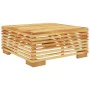 Juego de muebles de jardín 2 piezas madera maciza de teca de vidaXL, Sofás modulares de exterior - Ref: Foro24-319169, Precio...