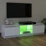 Mueble para TV con luces LED blanco 120x30x35,5 cm de vidaXL, Muebles TV - Ref: Foro24-804283, Precio: 75,70 €, Descuento: %