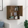 Smoked oak plywood wall cabinet 60x31x70 cm by vidaXL, Lockers and storage cabinets - Ref: Foro24-817585, Price: 49,31 €, Dis...