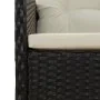 Garden furniture set 2 pieces and black synthetic rattan cushions by vidaXL, Garden sets - Ref: Foro24-319678, Price: 114,71 ...