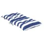 Low back chair cushions 4 pcs blue and white striped fabric by vidaXL, Cushions for chairs and sofas - Ref: Foro24-360339, Pr...