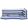 Pallet cushions 3 pieces blue and white striped Oxford fabric by vidaXL, Cushions for chairs and sofas - Ref: Foro24-360959, ...