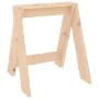 Stools 2 units solid pine wood 40x40x45 cm by vidaXL, Folding stools and chairs - Ref: Foro24-823659, Price: 38,26 €, Discoun...