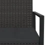 Garden chair with black synthetic rattan cushion by vidaXL, Garden chairs - Ref: Foro24-362324, Price: 69,41 €, Discount: %