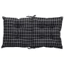 Low back chair cushions 6 pcs black plaid fabric by vidaXL, Cushions for chairs and sofas - Ref: Foro24-360343, Price: 113,62...