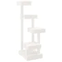 Solid white pine wood cat tree 45.5x49x103 cm by vidaXL, Cat furniture - Ref: Foro24-824649, Price: 64,24 €, Discount: %