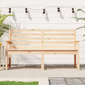 Solid pine wood garden bench 159.5x48x91.5 cm by vidaXL, garden benches - Ref: Foro24-824067, Price: 127,30 €, Discount: %