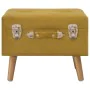 Storage stools 3 pieces mustard yellow velvet by vidaXL, Benches for halls and storage - Ref: Foro24-329255, Price: 144,75 €,...