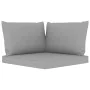 6-piece garden furniture set with gray cushions by vidaXL, Garden sets - Ref: Foro24-3064974, Price: 353,56 €, Discount: %