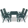 Garten-Essset 5-teilig aus grünem Kunststoff von vidaXL, Gartensets - Ref: Foro24-275079, Preis: 454,06 €, Rabatt: %