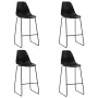 High table and 5 black plastic stools set by vidaXL, Furniture sets for kitchens and dining rooms - Ref: Foro24-279897, Price...