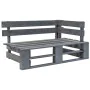 Pallet furniture 6 pieces and cushions made of gray impregnated pine wood. by vidaXL, Garden sets - Ref: Foro24-3066988, Pric...