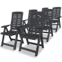 Reclining garden chairs 6 units anthracite gray plastic by vidaXL, Garden chairs - Ref: Foro24-275072, Price: 432,01 €, Disco...