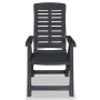 Reclining garden chairs 6 units anthracite gray plastic by vidaXL, Garden chairs - Ref: Foro24-275072, Price: 432,01 €, Disco...