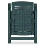 Reclining garden chairs, 4 units, green plastic by vidaXL, Garden chairs - Ref: Foro24-275069, Price: 325,13 €, Discount: %