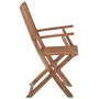 Folding garden chairs 8 pcs solid acacia wood and cushions by vidaXL, Garden chairs - Ref: Foro24-3074973, Price: 459,82 €, D...