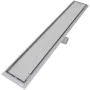 Linear shower drain 2 pieces 830x140 mm stainless steel by vidaXL, Drains - Ref: Foro24-275950, Price: 107,92 €, Discount: %