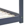 Children's bed frame solid gray pine wood 90x200 cm by vidaXL, Cribs and beds for children - Ref: Foro24-283354, Price: 149,6...