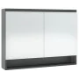 Bathroom cabinet with gray MDF mirror 80x15x60 cm by vidaXL, bathroom vanities - Ref: Foro24-331534, Price: 93,27 €, Discount: %